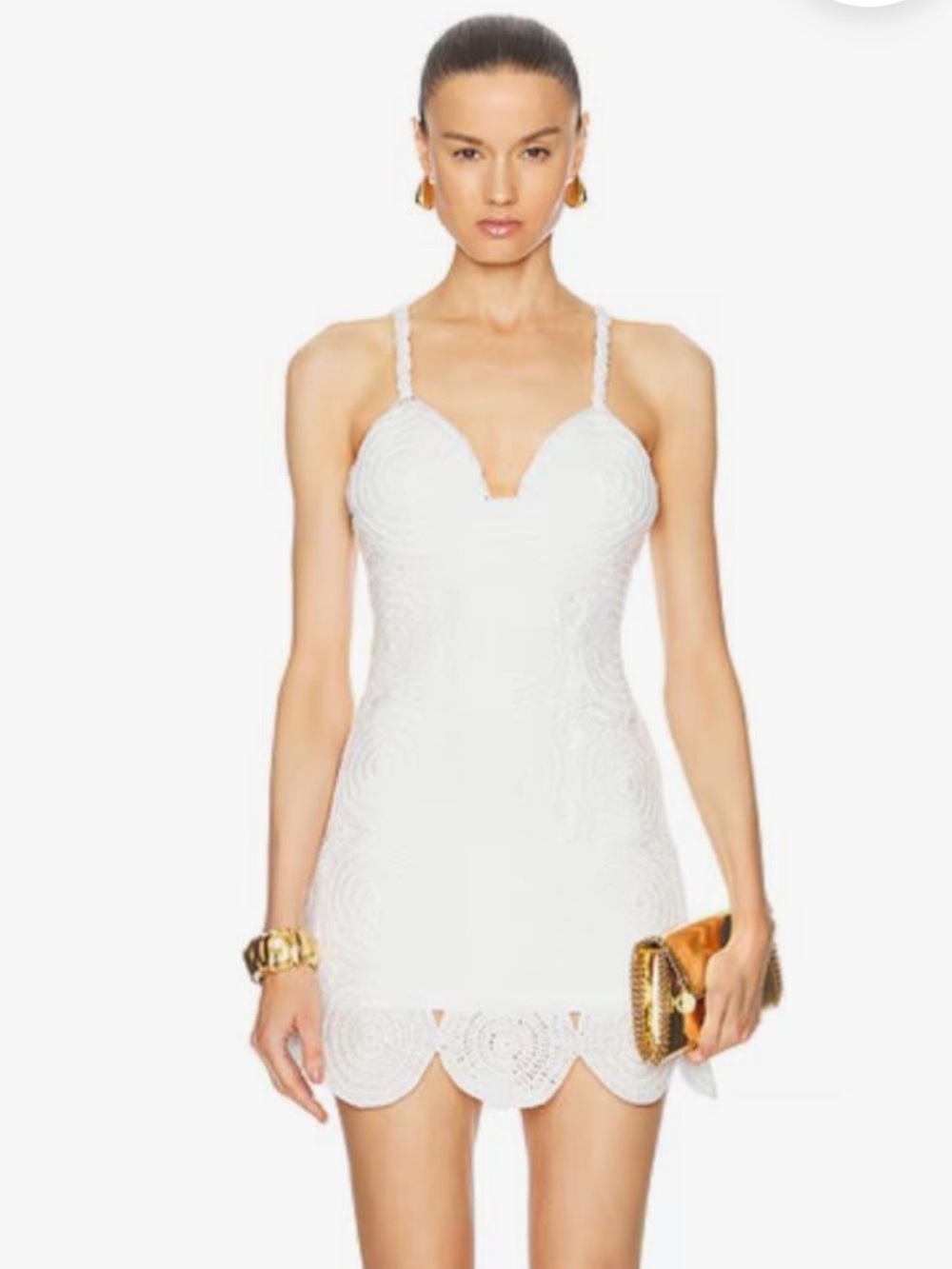 Simon Miller Beep Beep Mini White Dress
